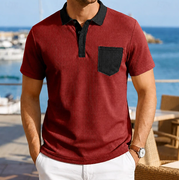 Harrison | Contrast Pocket Polo Shirt