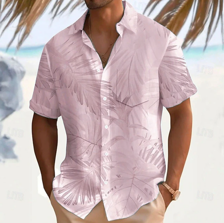 Lando | Tropical Print Short Sleeve Shirt