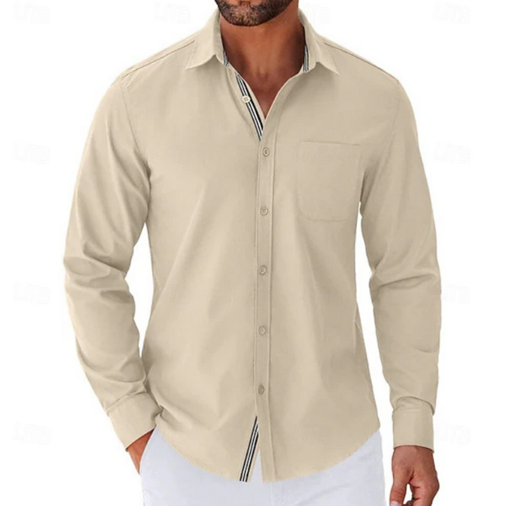 Jonas | Classic Long Sleeve Button-Up Shirt