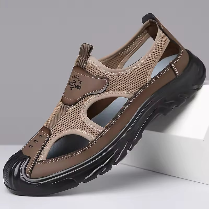 Roland | Premium Slip-On Closed Toe Sandals