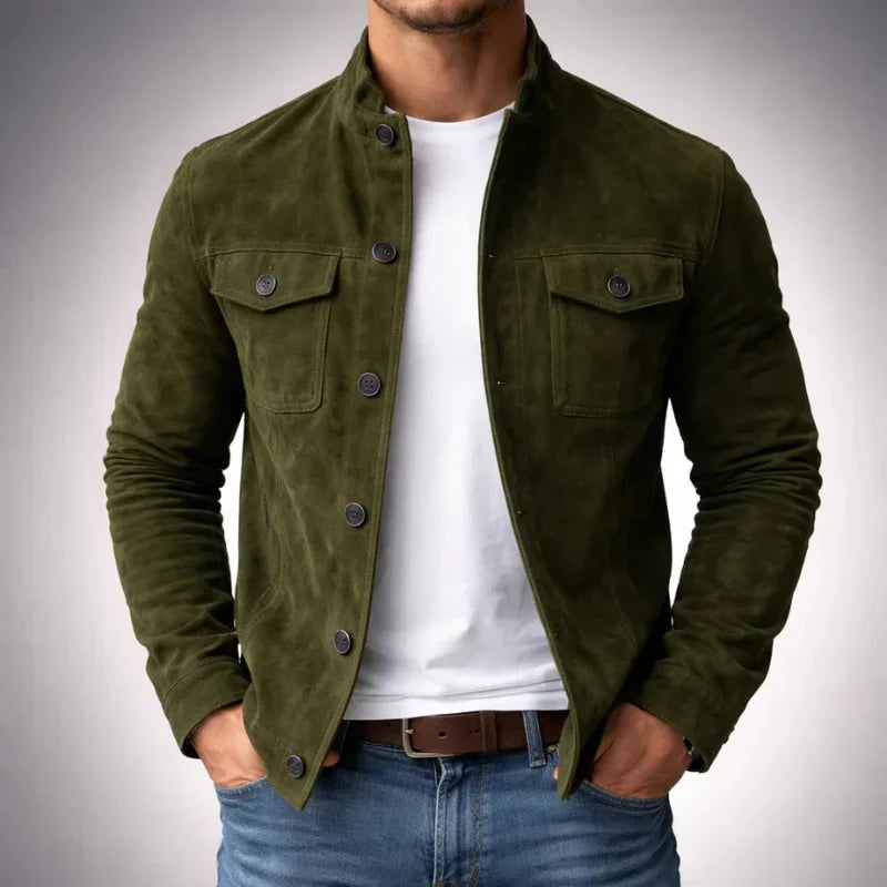Jacob | Classic Pocket Suede Jacket