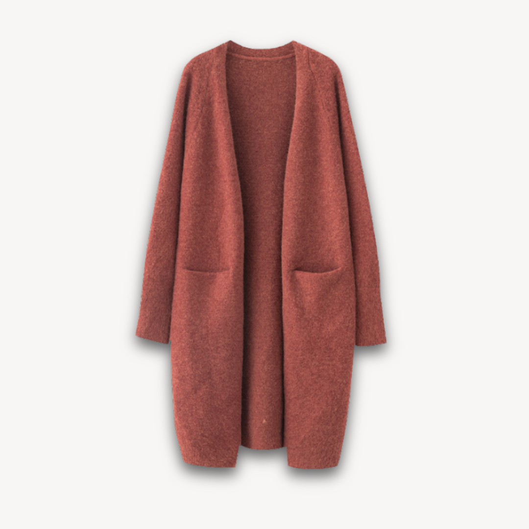 Ella | Women’s Spring Longline Open Front Cardigan