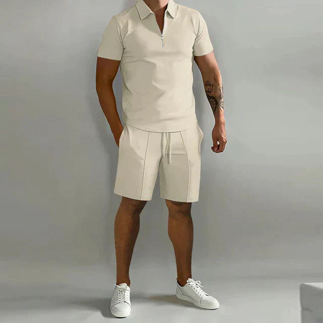 Jacob | Refined Polo and Tailored Shorts Set