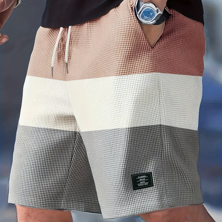 Warren | Color Block Casual Shorts