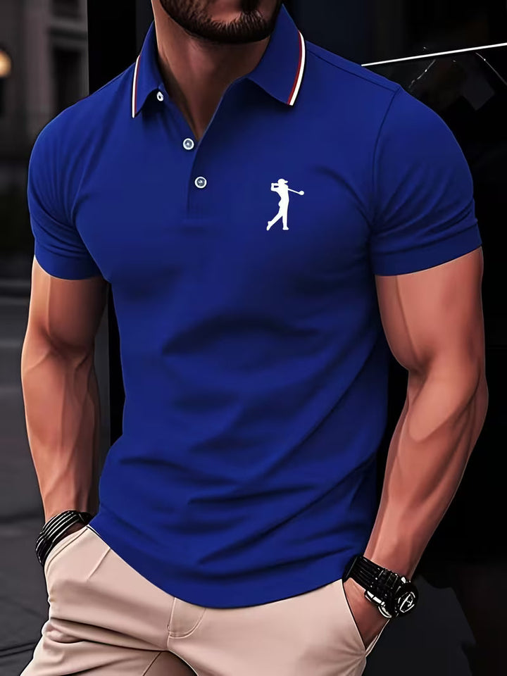 Arnold | Casual Short-Sleeve Golf Printed Shirt