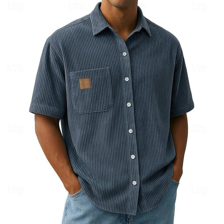 Declan | Textured Short Sleeve Shirt