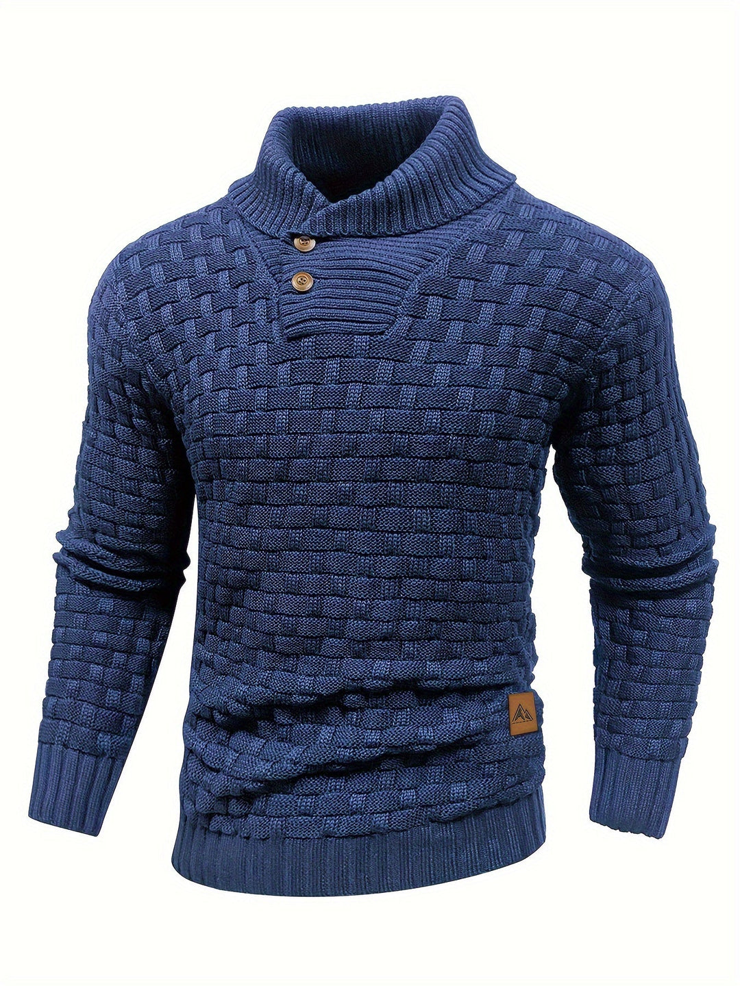 Alistair | Textured Shawl-Collar Sweater