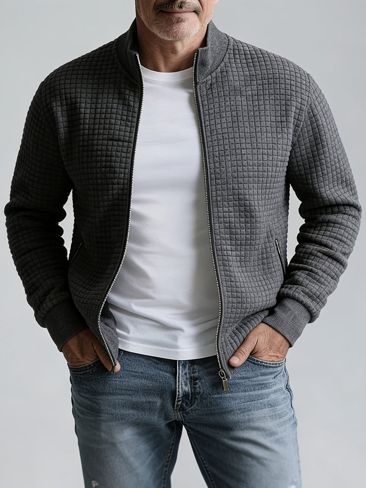 Sullivan | Textured Stand-Collar Jacket