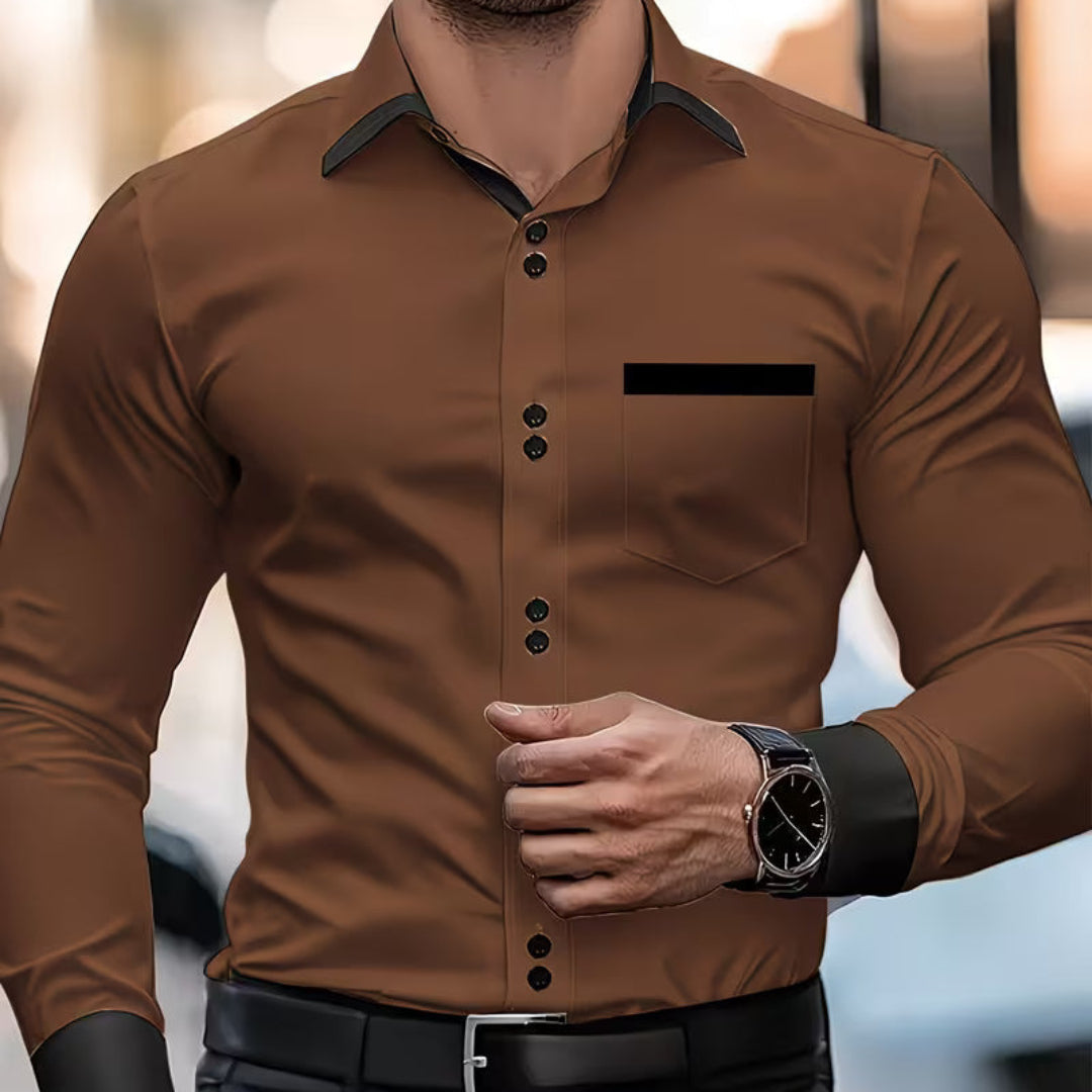 Maximo | Classic Button Collared Fit Shirt
