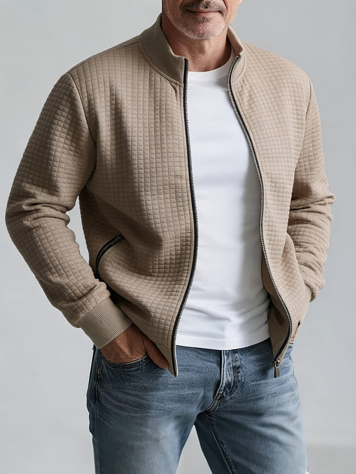 Sullivan | Textured Stand-Collar Jacket