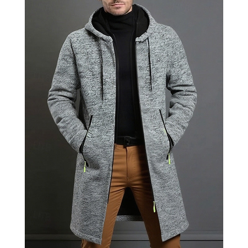 Vaughn | Hooded Longline Coat