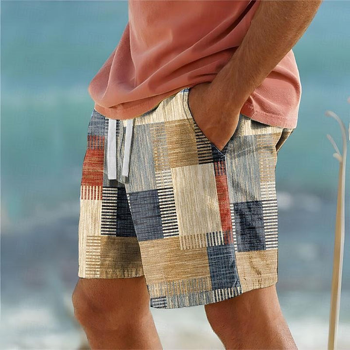 Dean | Patchwork Vacation Swim Shorts
