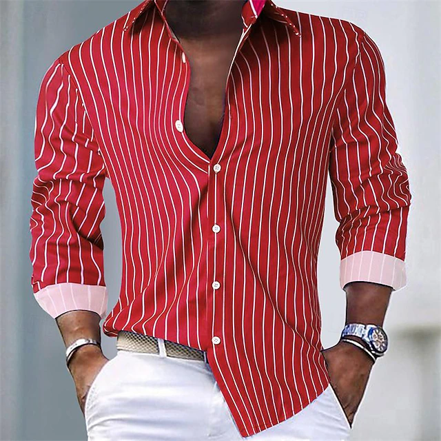 Calvin | Refined Striped Shirt