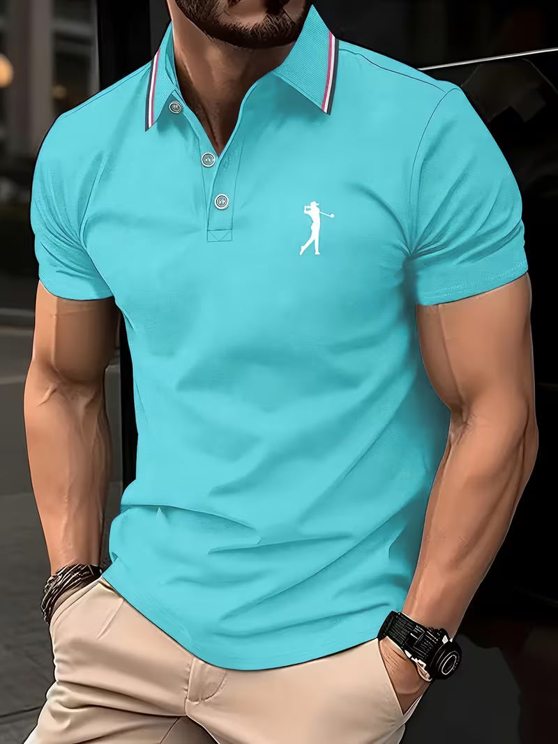 Arnold | Casual Short-Sleeve Golf Printed Shirt