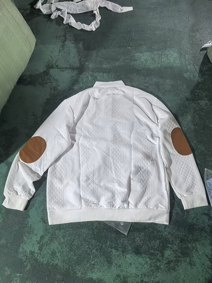 Ronan | Stand Collar Button Henley Sweater