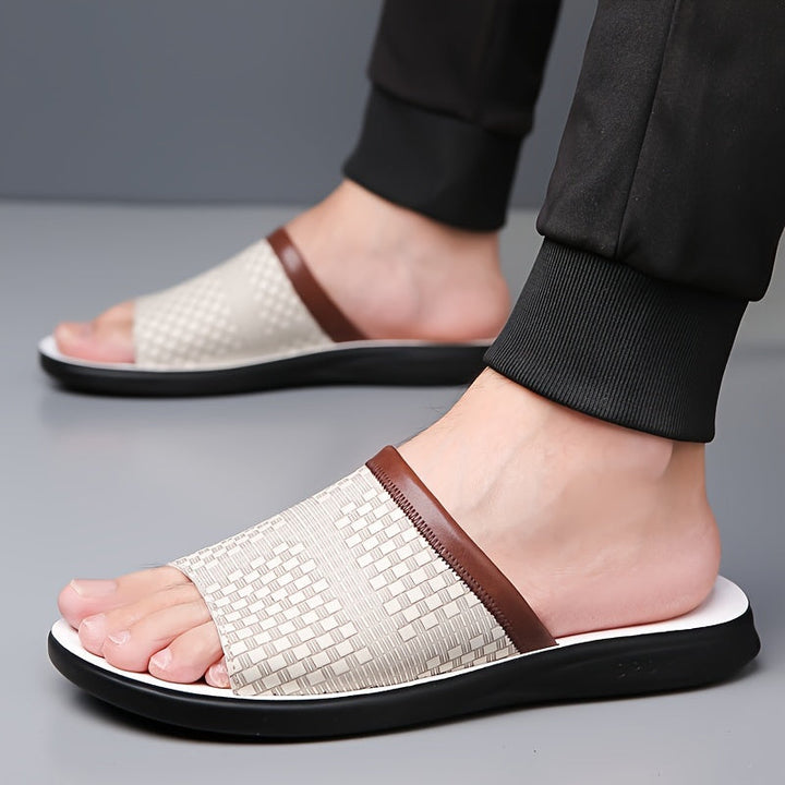 Elliot | Woven Slide Sandals