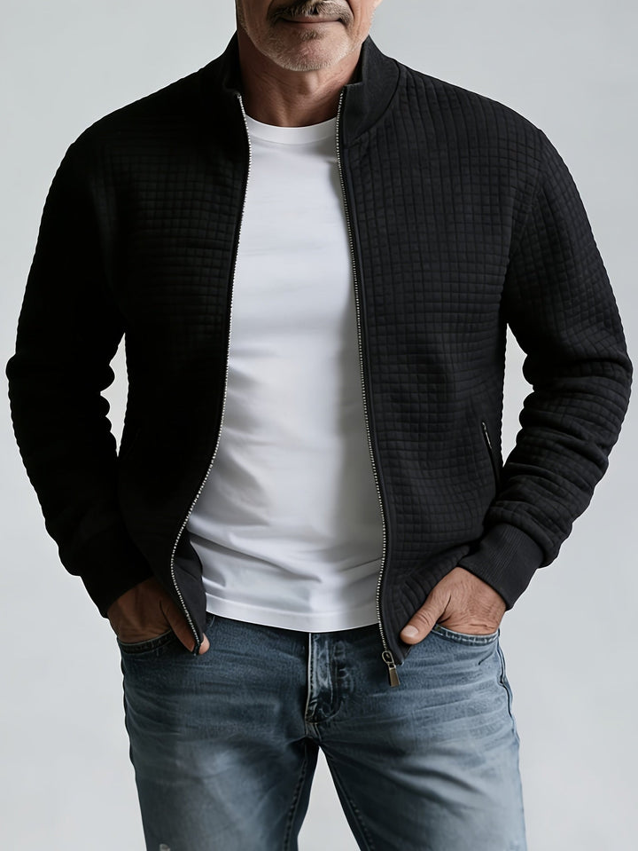Sullivan | Textured Stand-Collar Jacket