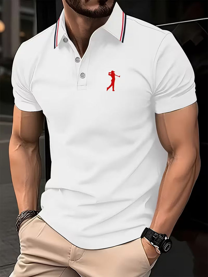 Arnold | Casual Short-Sleeve Golf Printed Shirt