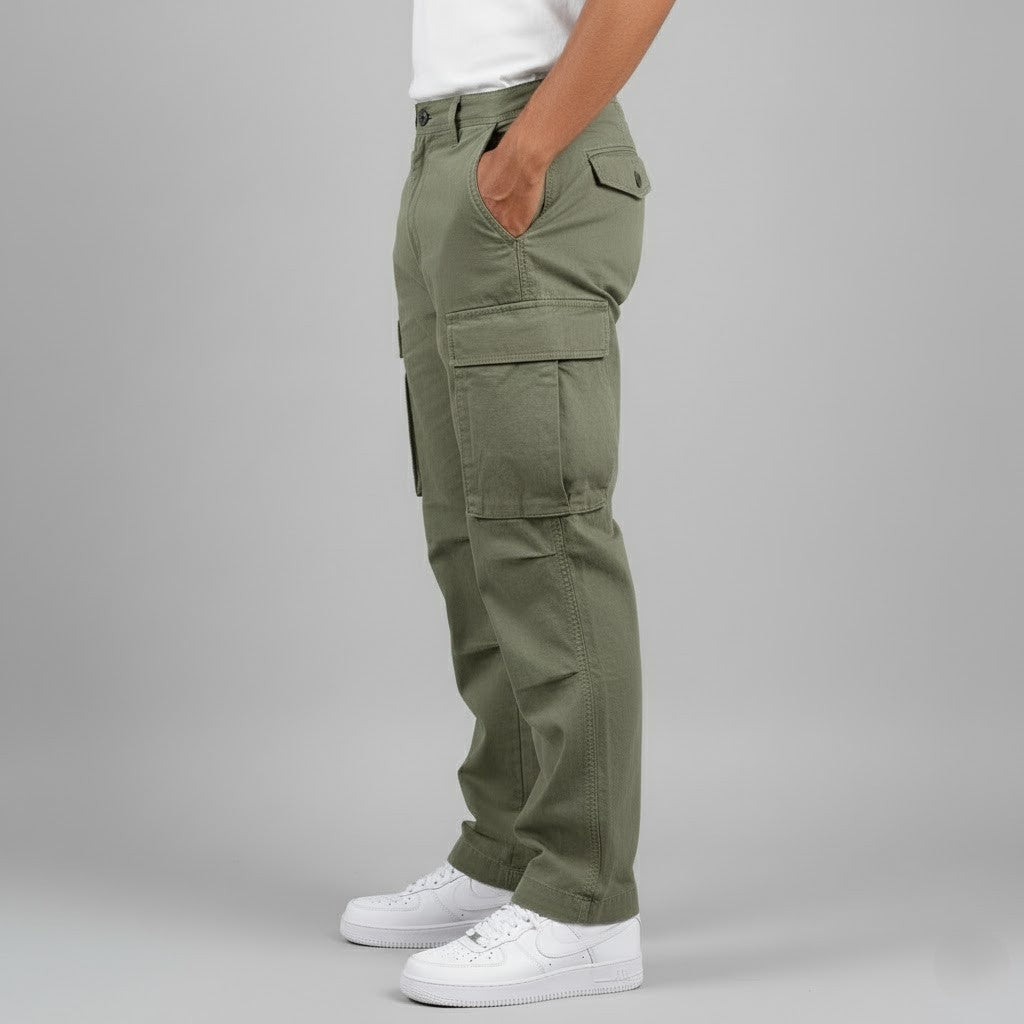 Spencer | Relaxed Fit Cargo Pants with Side Pockets