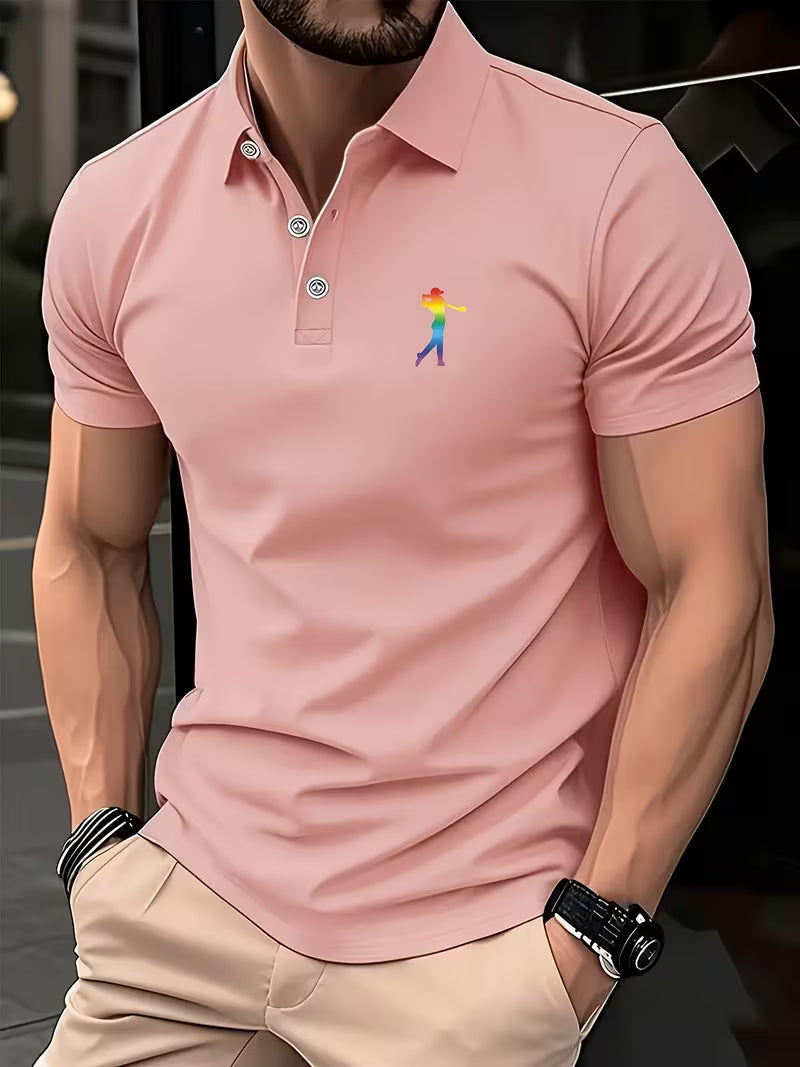 Arnold | Casual Short-Sleeve Golf Printed Shirt