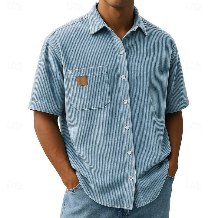 Declan | Textured Short Sleeve Shirt