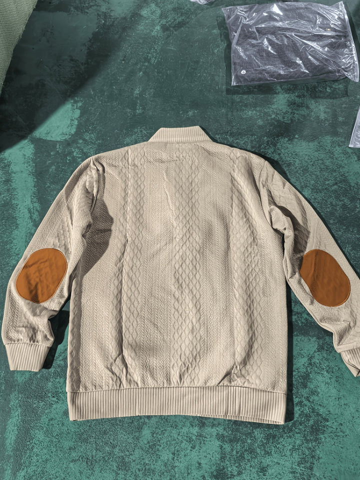 Ronan | Stand Collar Button Henley Sweater