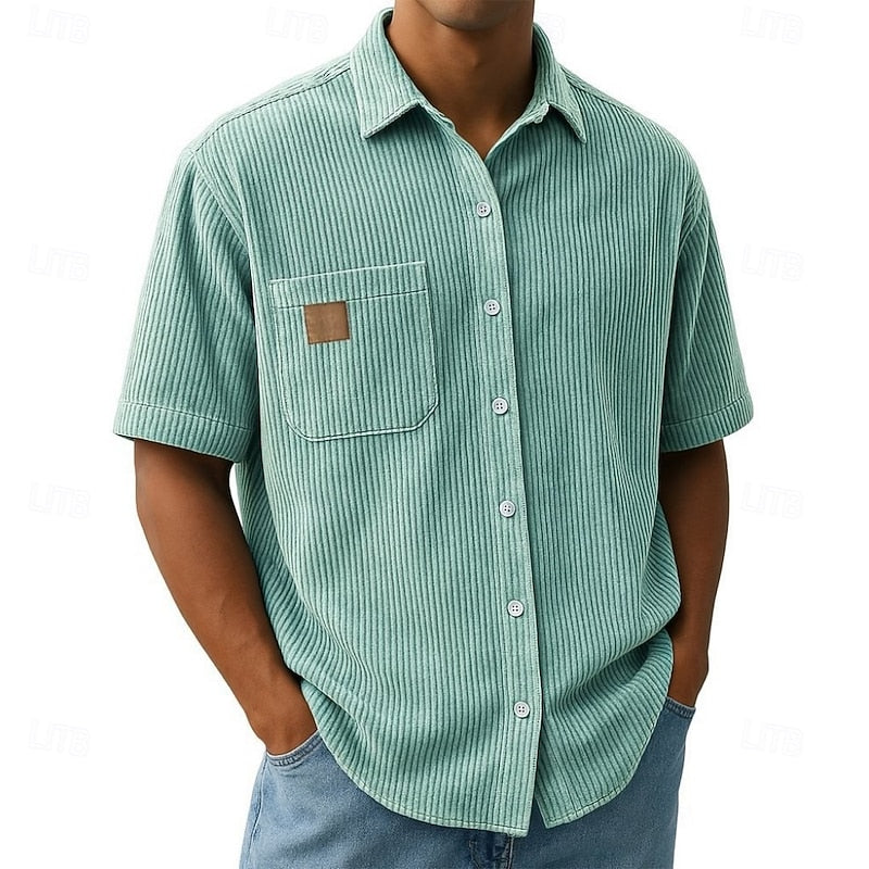 Declan | Textured Short Sleeve Shirt