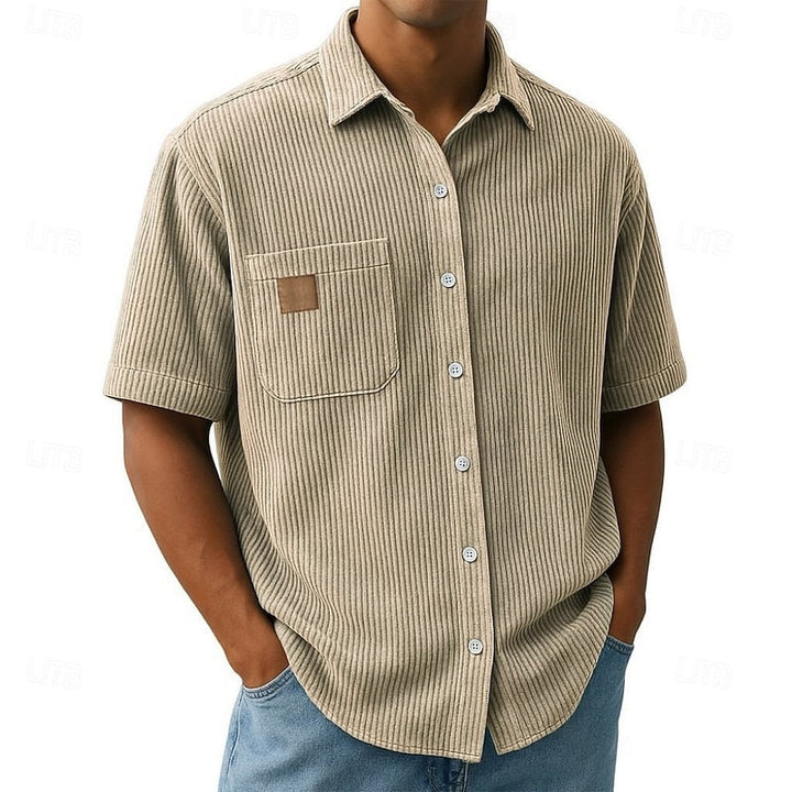 Declan | Textured Short Sleeve Shirt