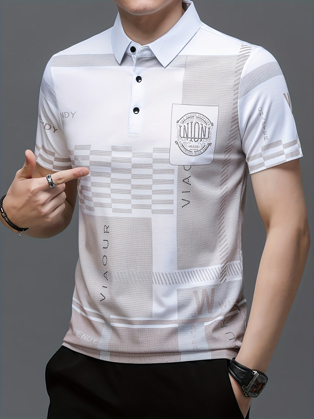 Nathaniel | Refined Colorblock Polo Shirt