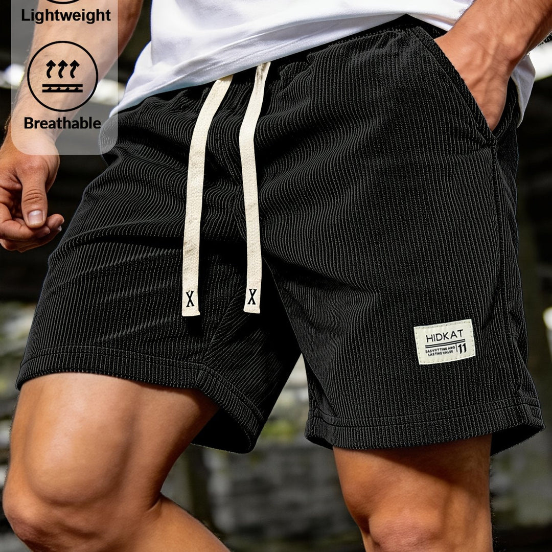 Preston | Relaxed Ribbed Drawstring Shorts