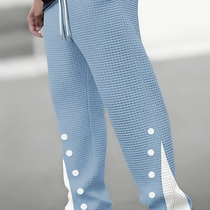 Barrett | Textured Snap-Side Pants