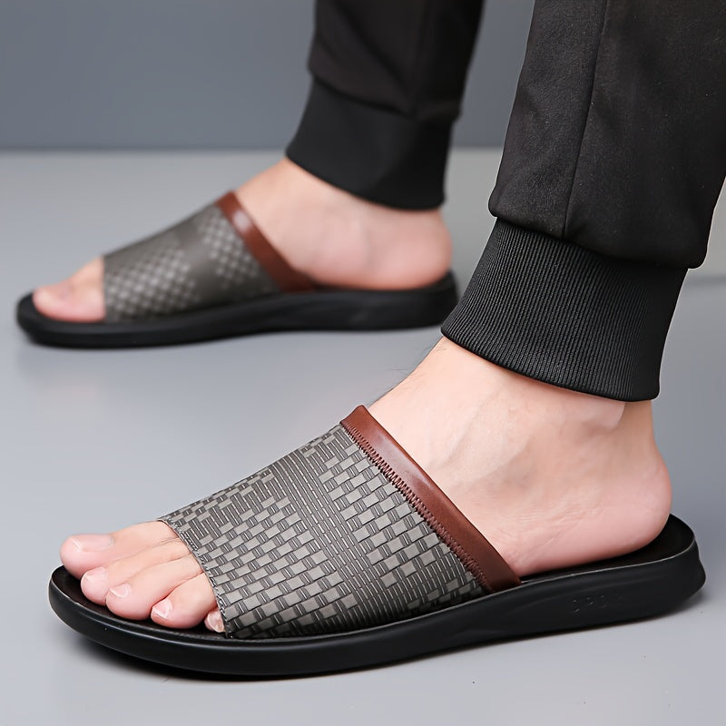 Elliot | Woven Slide Sandals
