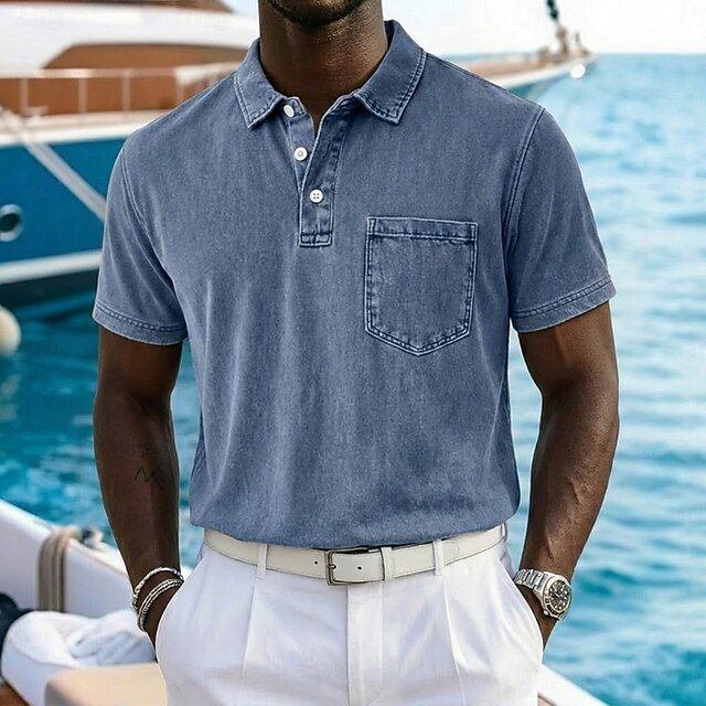 Vincent | Vintage-Washed Polo Shirt