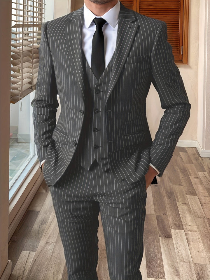 Sullivan | Pinstripe Three-Piece Suit
