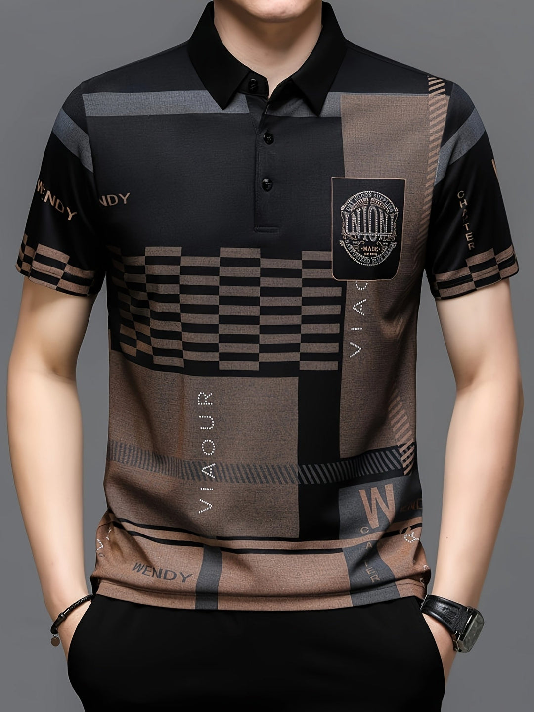 Nathaniel | Refined Colorblock Polo Shirt