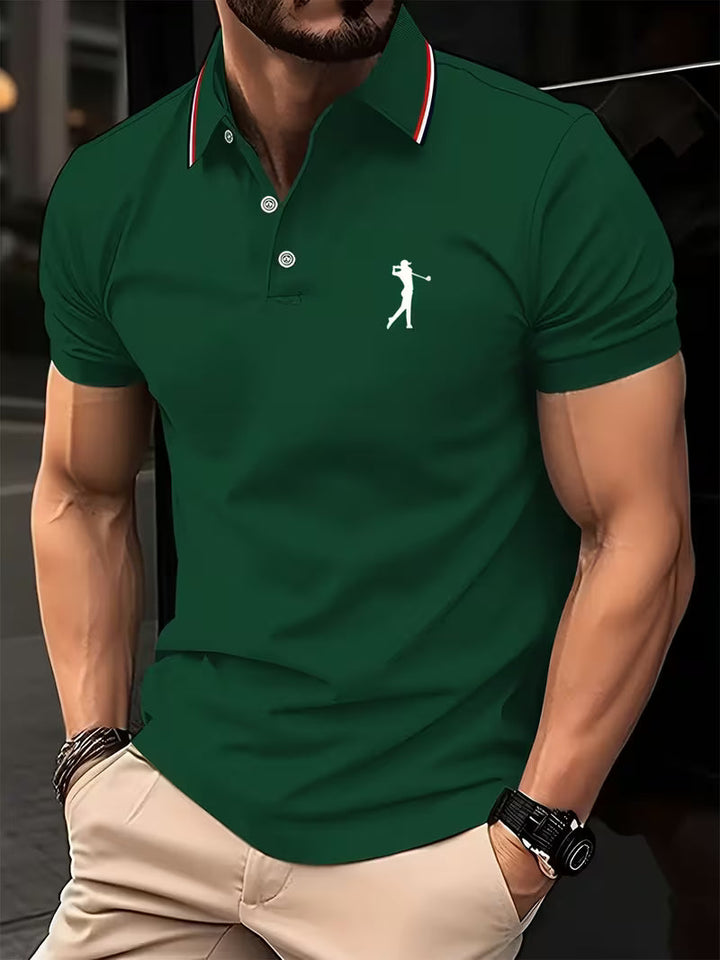 Arnold | Casual Short-Sleeve Golf Printed Shirt