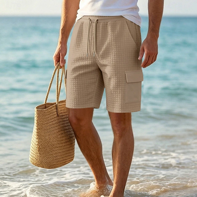Bradford | Textured Drawstring Shorts