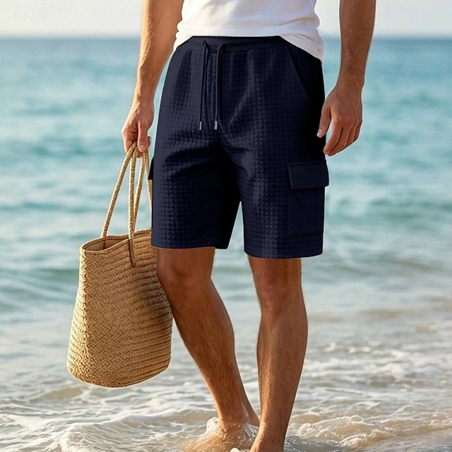 Bradford | Textured Drawstring Shorts