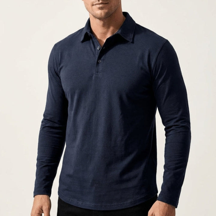Andrei | Casual Long Sleeve Collared Polo
