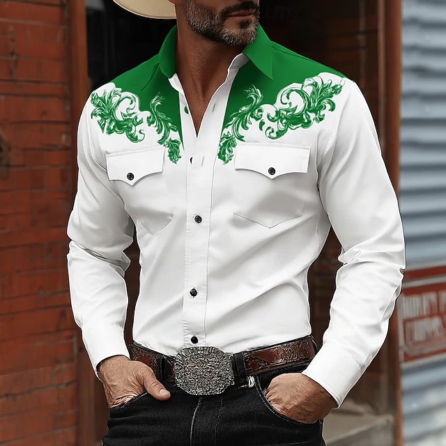 Harlan | Western-Style Long Sleeve Shirt