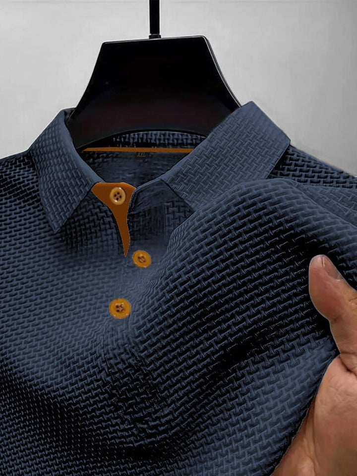 Harrison | Refined Textured Polo Shirt