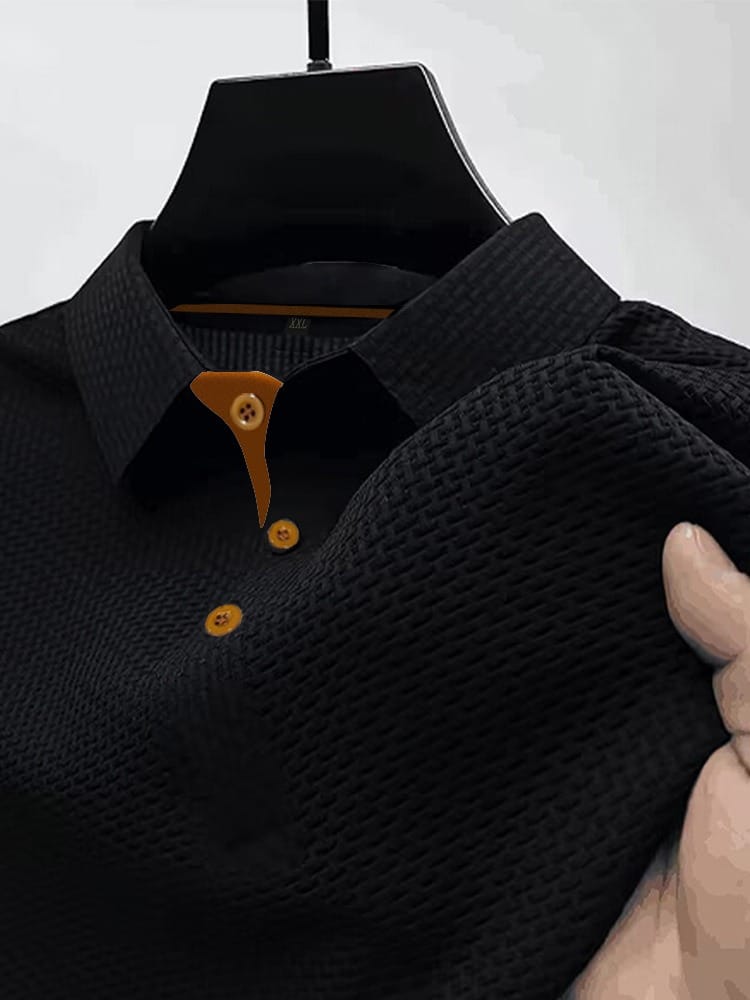 Harrison | Refined Textured Polo Shirt
