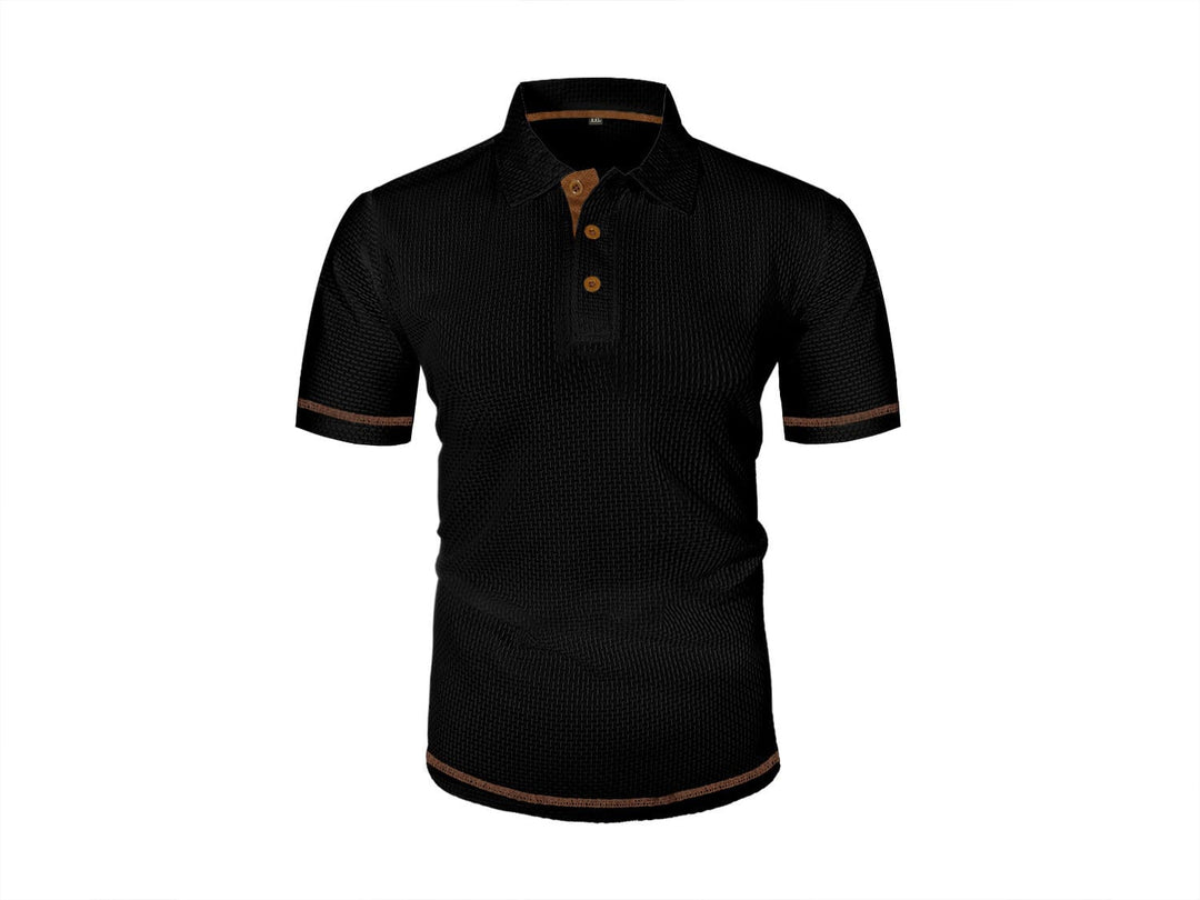 Harrison | Refined Textured Polo Shirt