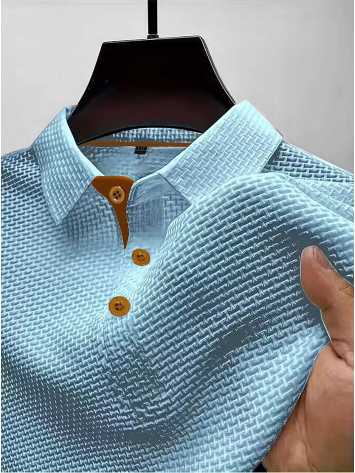Harrison | Refined Textured Polo Shirt
