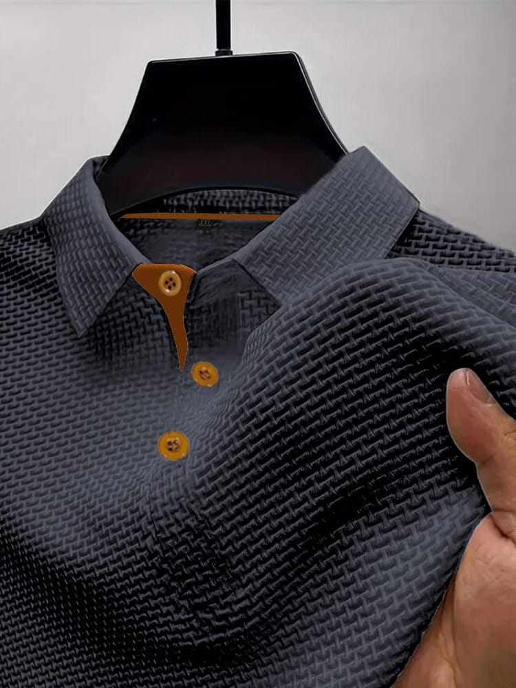 Harrison | Refined Textured Polo Shirt