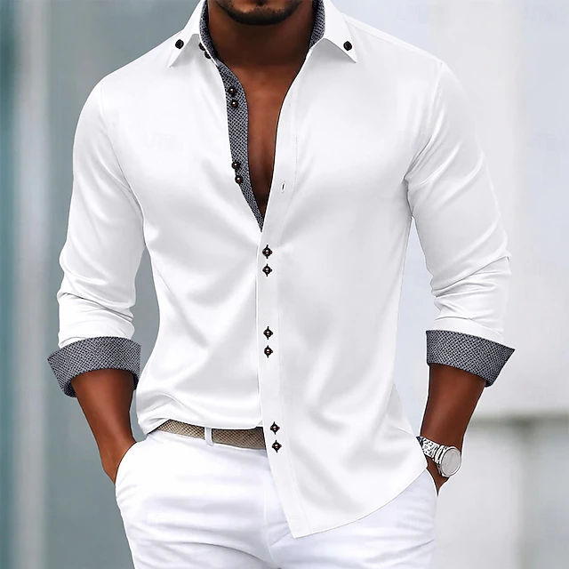 Vincent | Refined Color-Accent Shirt