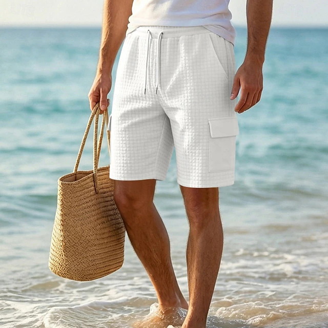 Bradford | Textured Drawstring Shorts