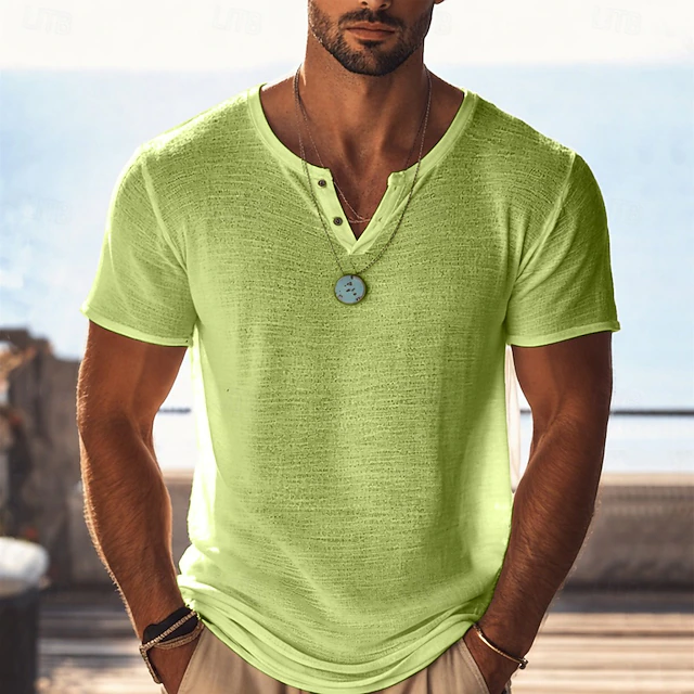 Oliver | Relaxed Henley T-Shirt