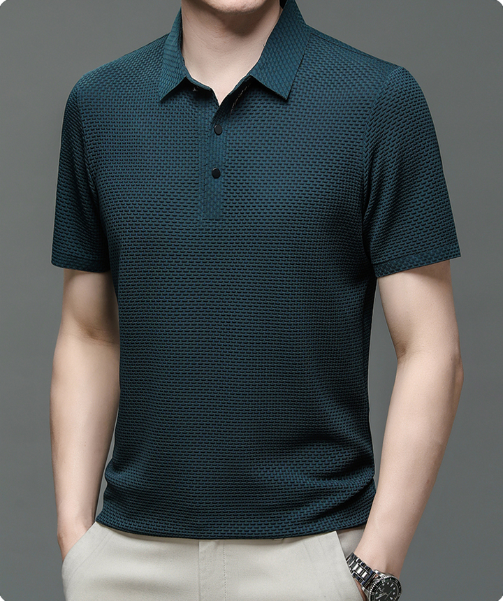 Parker | Stylish Button-Up Polo Shirt