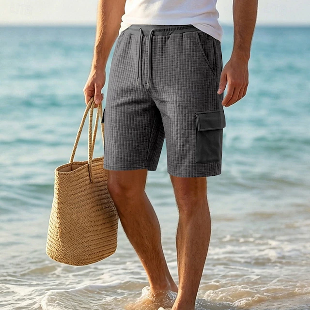 Bradford | Textured Drawstring Shorts